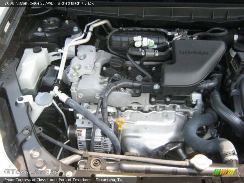 Wicked Black / Black 2008 Nissan Rogue SL AWD
