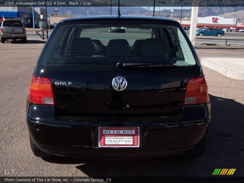 Black / Gray 2005 Volkswagen Golf GLS 4 Door