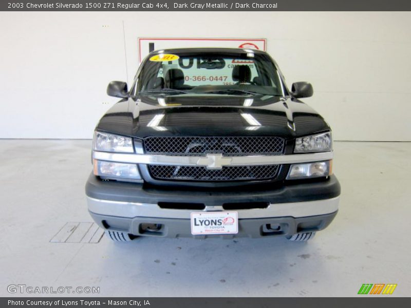 Dark Gray Metallic / Dark Charcoal 2003 Chevrolet Silverado 1500 Z71 Regular Cab 4x4