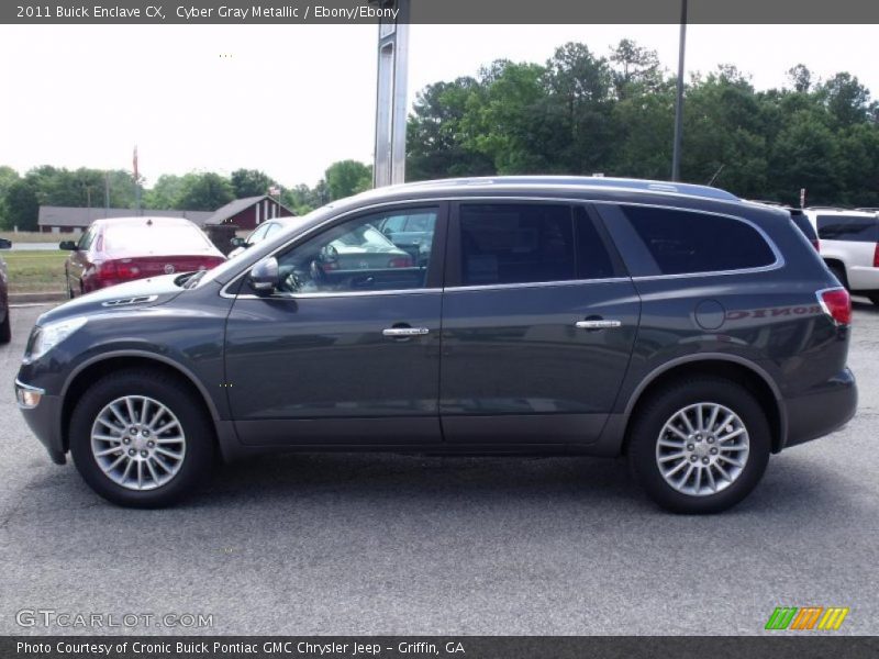 Cyber Gray Metallic / Ebony/Ebony 2011 Buick Enclave CX