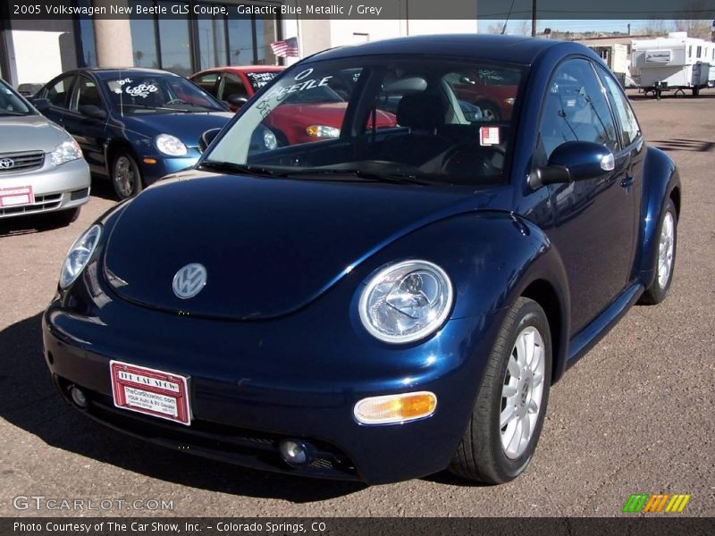 Galactic Blue Metallic / Grey 2005 Volkswagen New Beetle GLS Coupe