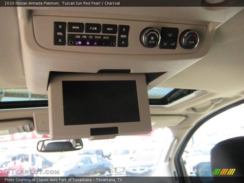 Tuscan Sun Red Pearl / Charcoal 2010 Nissan Armada Platinum