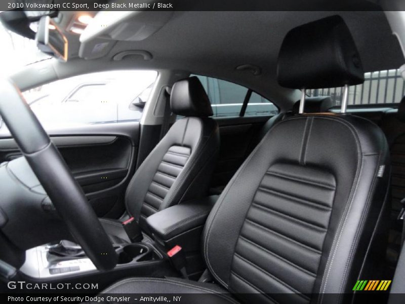 Deep Black Metallic / Black 2010 Volkswagen CC Sport