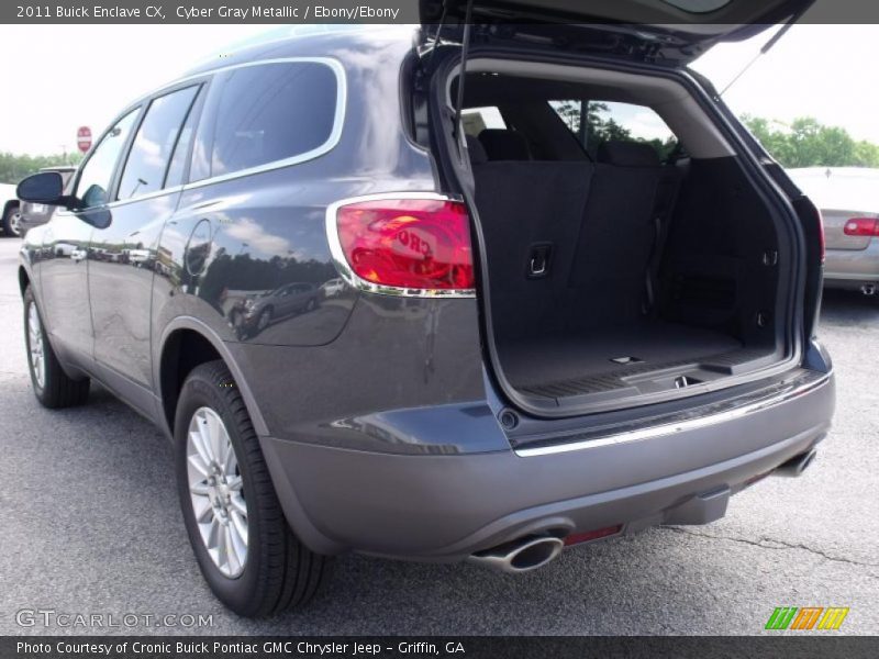 Cyber Gray Metallic / Ebony/Ebony 2011 Buick Enclave CX
