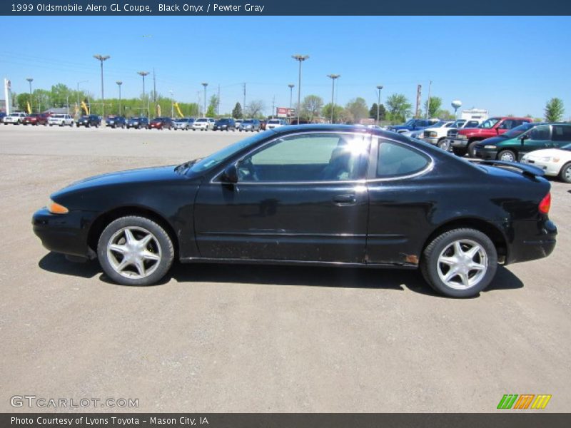 Black Onyx / Pewter Gray 1999 Oldsmobile Alero GL Coupe