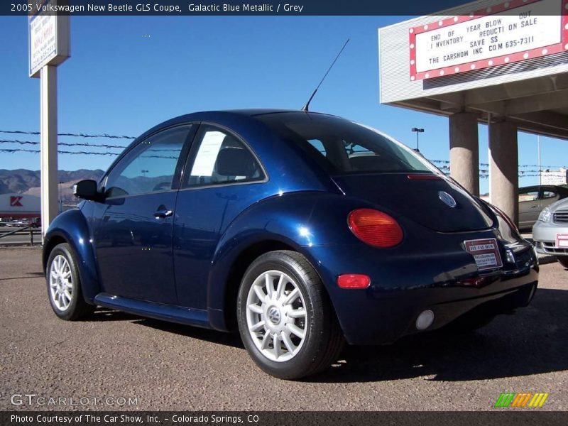 Galactic Blue Metallic / Grey 2005 Volkswagen New Beetle GLS Coupe