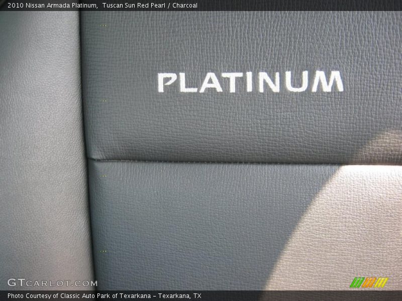 Tuscan Sun Red Pearl / Charcoal 2010 Nissan Armada Platinum