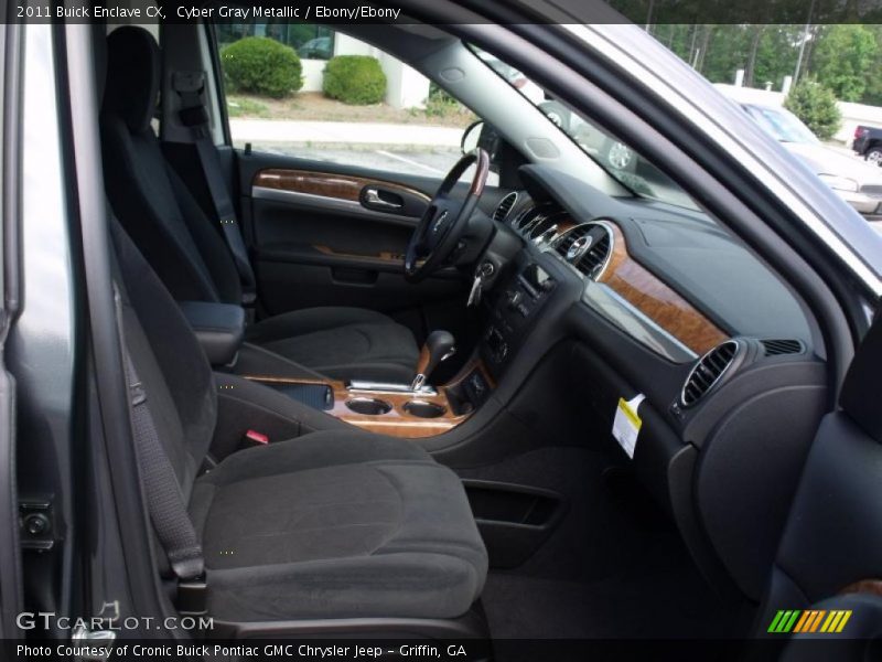 Cyber Gray Metallic / Ebony/Ebony 2011 Buick Enclave CX