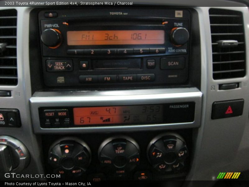 Stratosphere Mica / Charcoal 2003 Toyota 4Runner Sport Edition 4x4