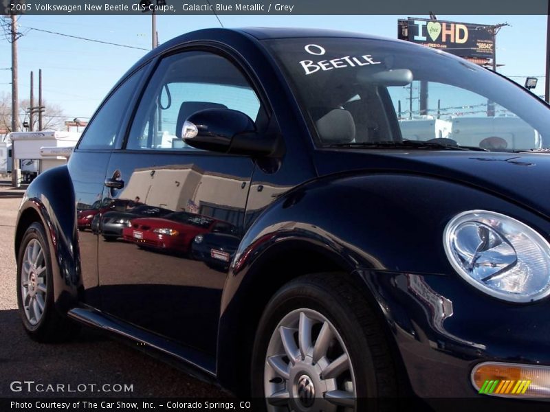Galactic Blue Metallic / Grey 2005 Volkswagen New Beetle GLS Coupe