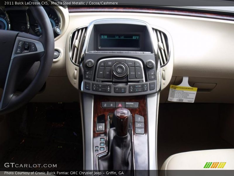 Controls of 2011 LaCrosse CXS