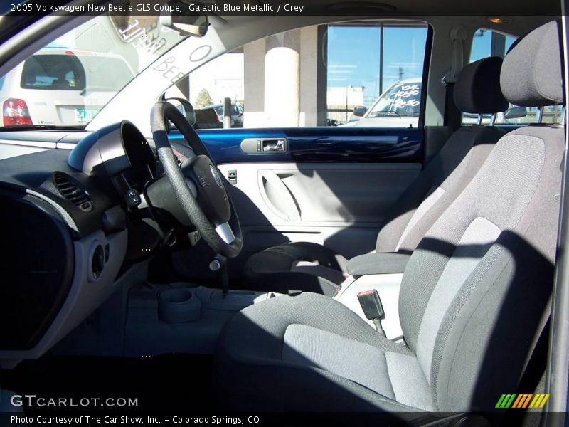 Galactic Blue Metallic / Grey 2005 Volkswagen New Beetle GLS Coupe