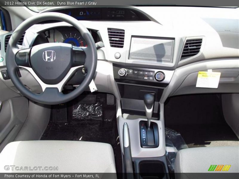  2012 Civic DX Sedan Gray Interior