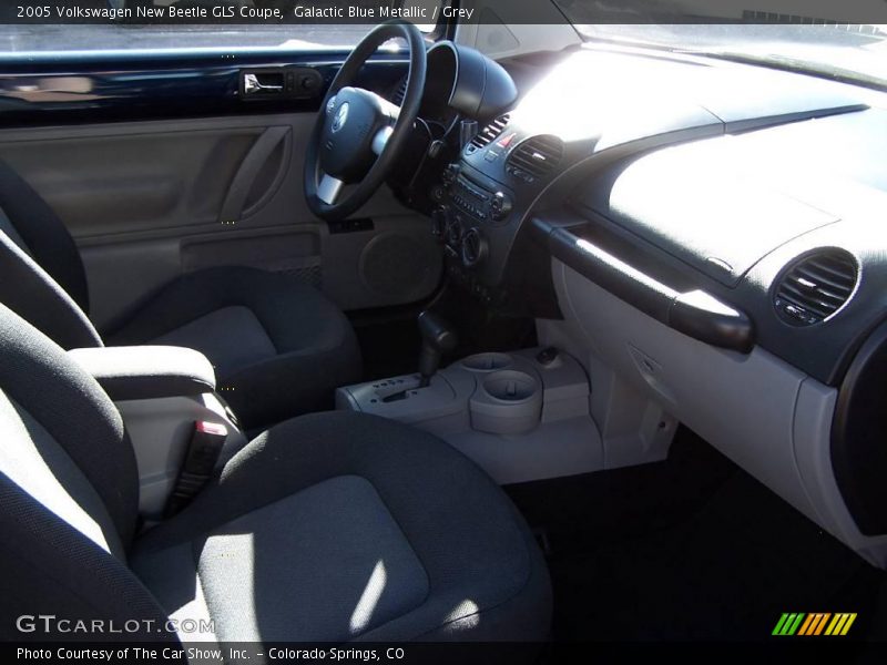 Galactic Blue Metallic / Grey 2005 Volkswagen New Beetle GLS Coupe