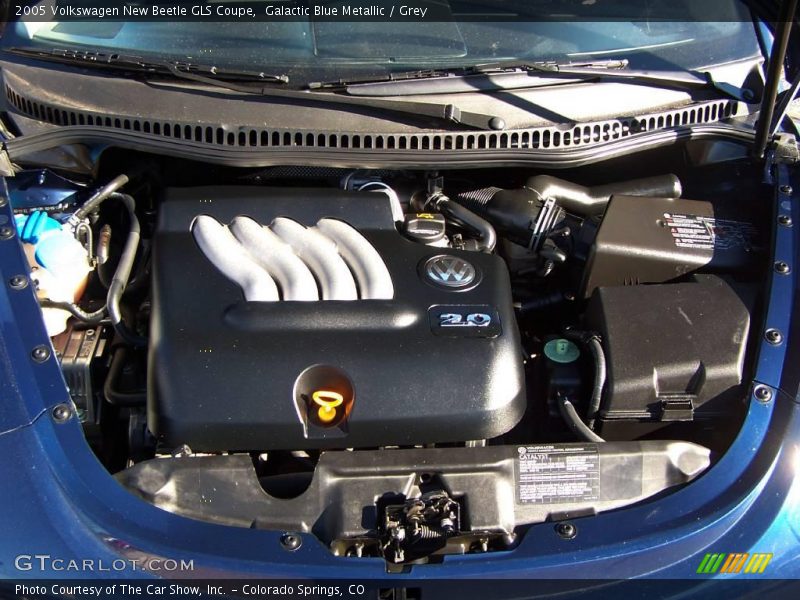 Galactic Blue Metallic / Grey 2005 Volkswagen New Beetle GLS Coupe
