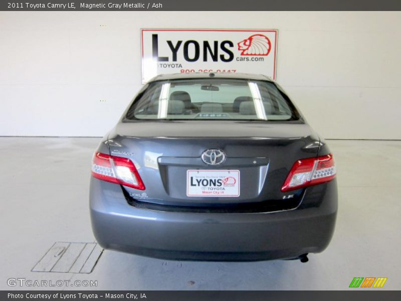 Magnetic Gray Metallic / Ash 2011 Toyota Camry LE