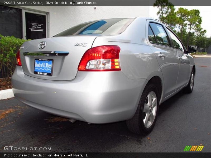 Silver Streak Mica / Dark Charcoal 2008 Toyota Yaris Sedan