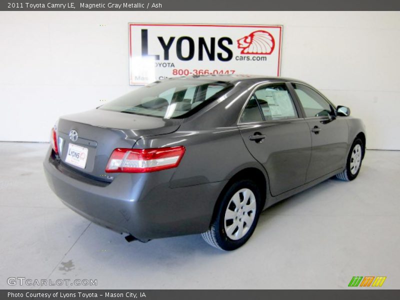 Magnetic Gray Metallic / Ash 2011 Toyota Camry LE