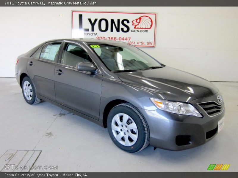 Magnetic Gray Metallic / Ash 2011 Toyota Camry LE