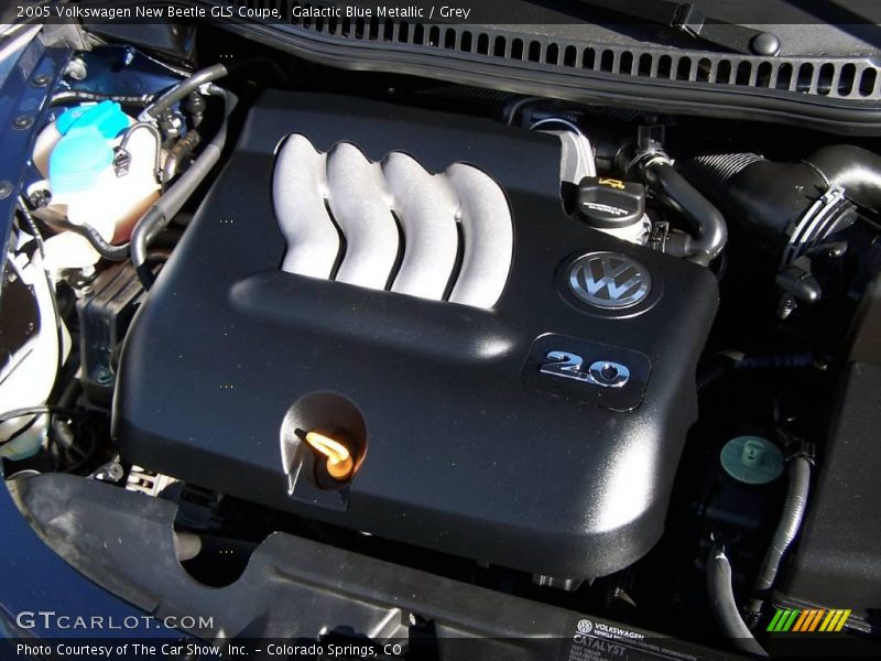 Galactic Blue Metallic / Grey 2005 Volkswagen New Beetle GLS Coupe