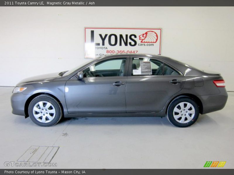 Magnetic Gray Metallic / Ash 2011 Toyota Camry LE
