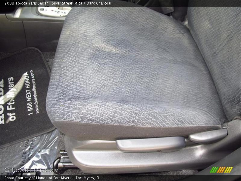 Silver Streak Mica / Dark Charcoal 2008 Toyota Yaris Sedan