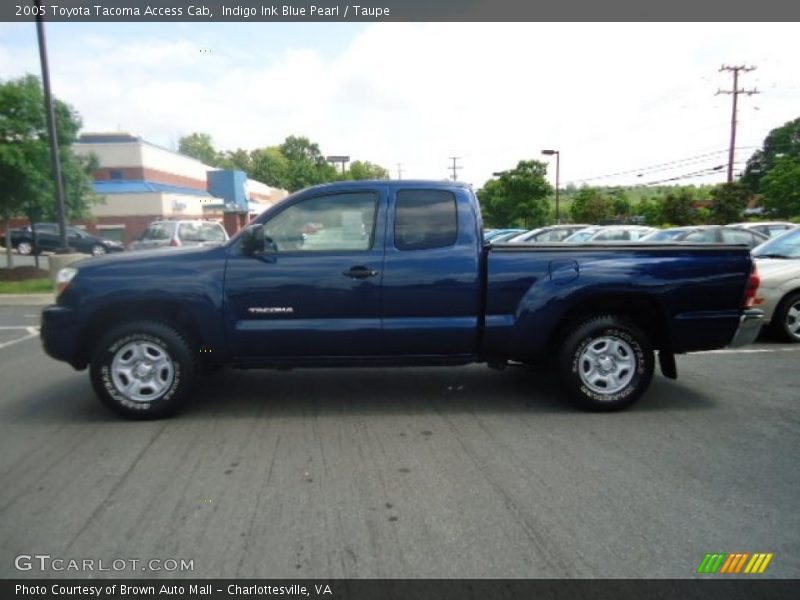 Indigo Ink Blue Pearl / Taupe 2005 Toyota Tacoma Access Cab