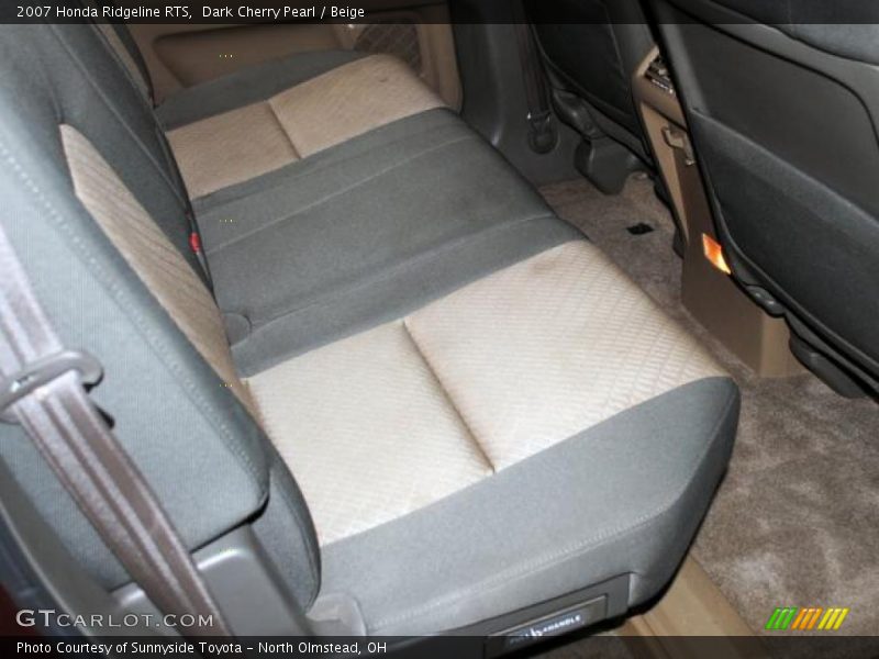 Dark Cherry Pearl / Beige 2007 Honda Ridgeline RTS