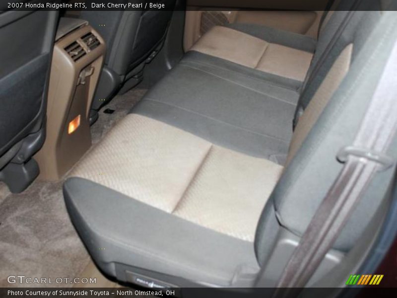 Dark Cherry Pearl / Beige 2007 Honda Ridgeline RTS