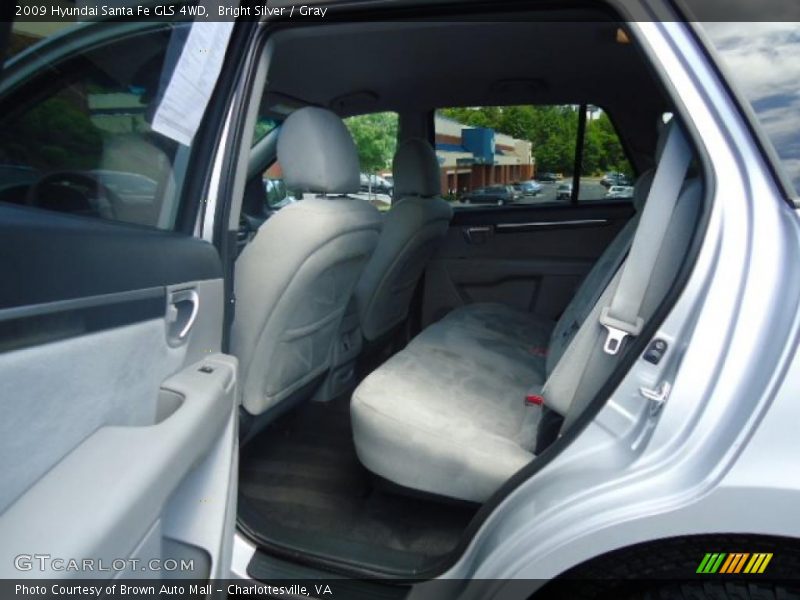 Bright Silver / Gray 2009 Hyundai Santa Fe GLS 4WD