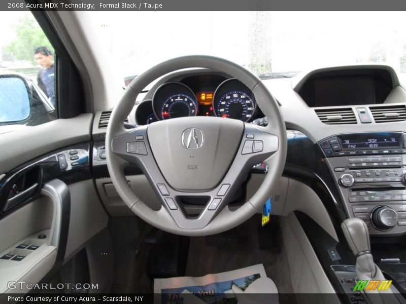 Formal Black / Taupe 2008 Acura MDX Technology