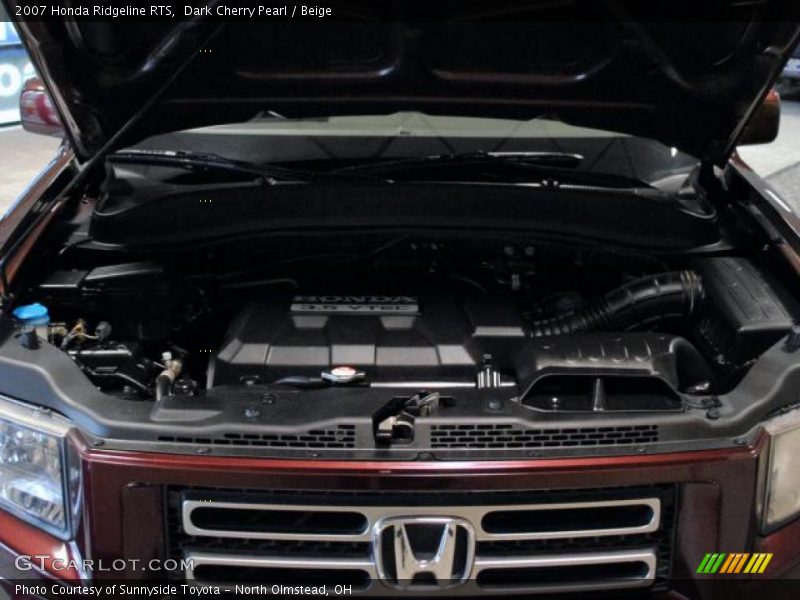 Dark Cherry Pearl / Beige 2007 Honda Ridgeline RTS