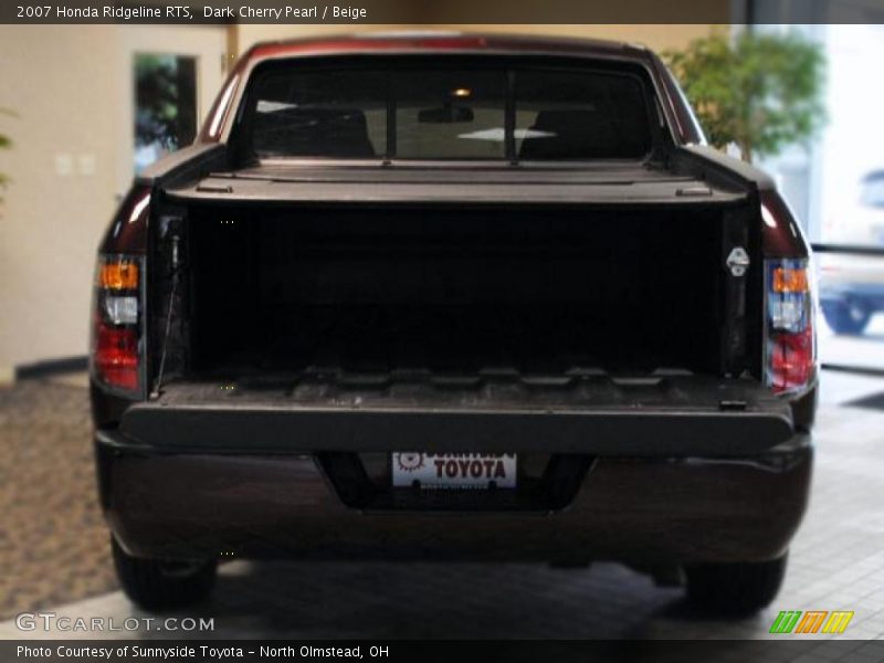 Dark Cherry Pearl / Beige 2007 Honda Ridgeline RTS