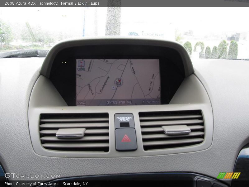 Formal Black / Taupe 2008 Acura MDX Technology