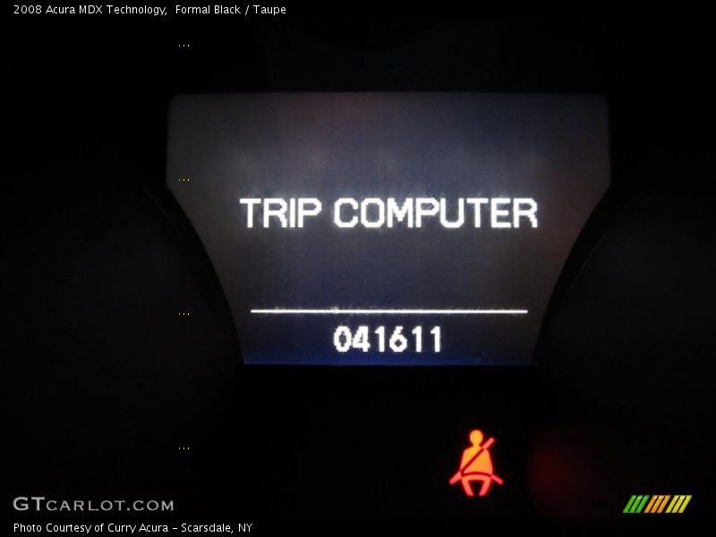 Formal Black / Taupe 2008 Acura MDX Technology