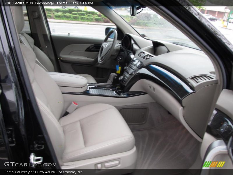 Formal Black / Taupe 2008 Acura MDX Technology