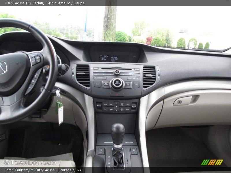 Grigio Metallic / Taupe 2009 Acura TSX Sedan