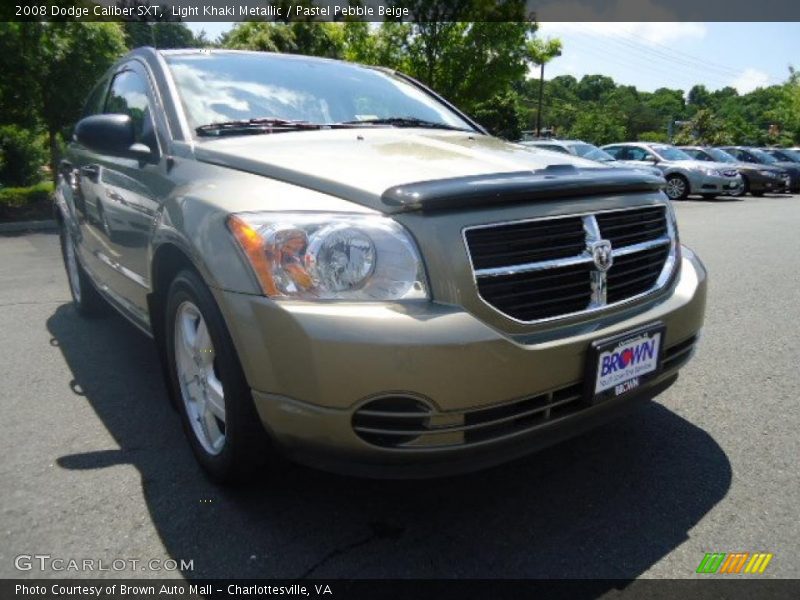 Light Khaki Metallic / Pastel Pebble Beige 2008 Dodge Caliber SXT