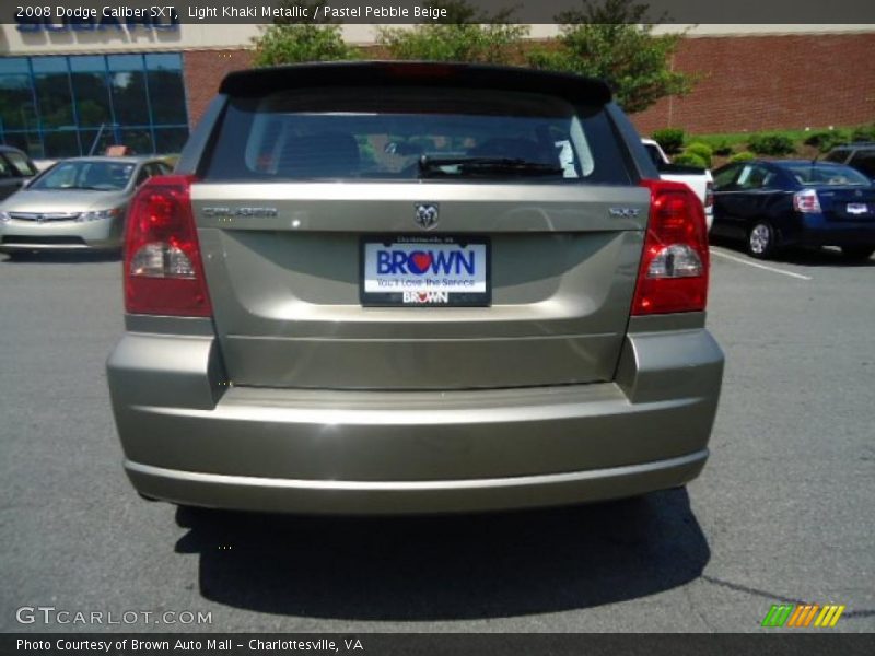 Light Khaki Metallic / Pastel Pebble Beige 2008 Dodge Caliber SXT