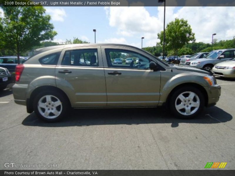 Light Khaki Metallic / Pastel Pebble Beige 2008 Dodge Caliber SXT