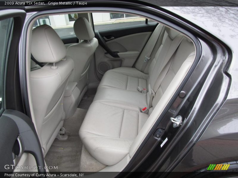 Grigio Metallic / Taupe 2009 Acura TSX Sedan