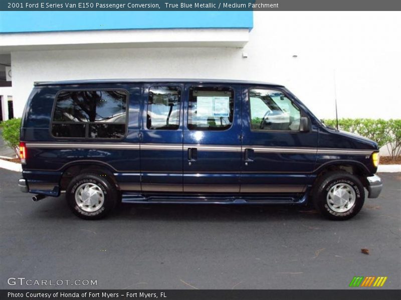  2001 E Series Van E150 Passenger Conversion True Blue Metallic