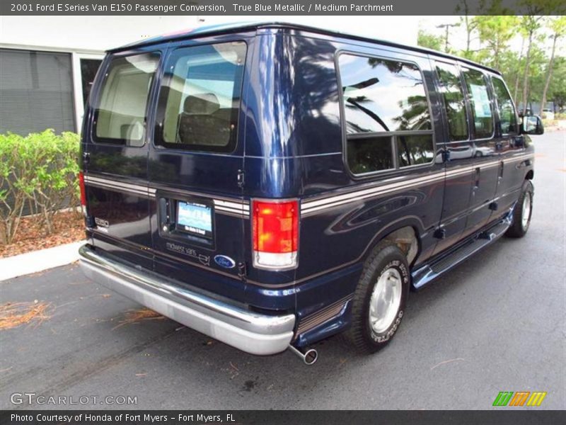 True Blue Metallic / Medium Parchment 2001 Ford E Series Van E150 Passenger Conversion