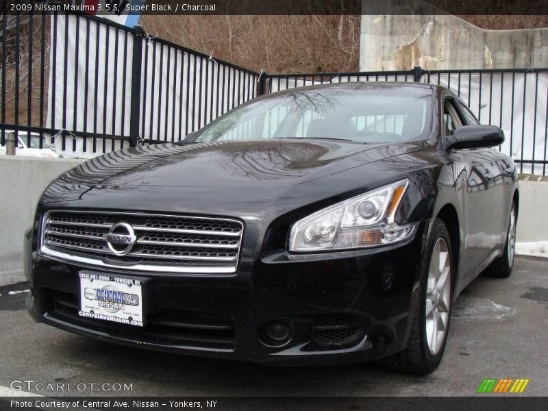 Super Black / Charcoal 2009 Nissan Maxima 3.5 S