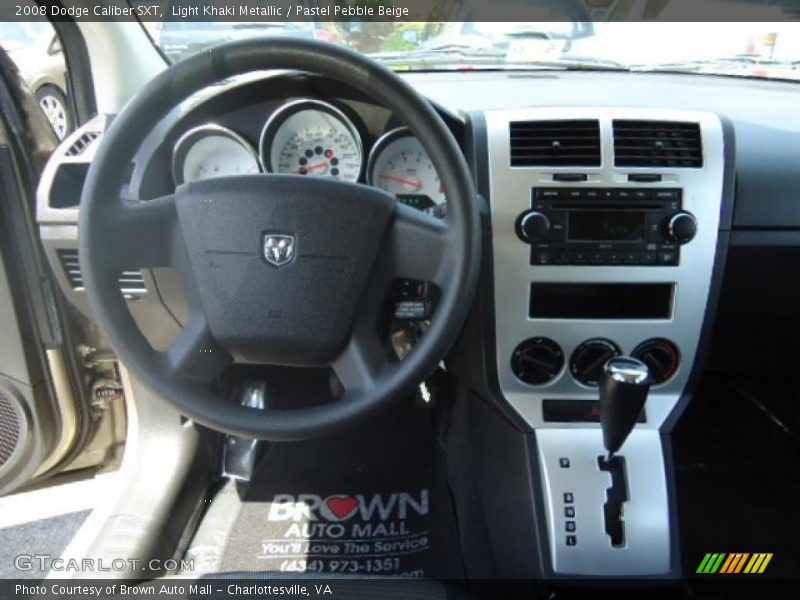 Light Khaki Metallic / Pastel Pebble Beige 2008 Dodge Caliber SXT
