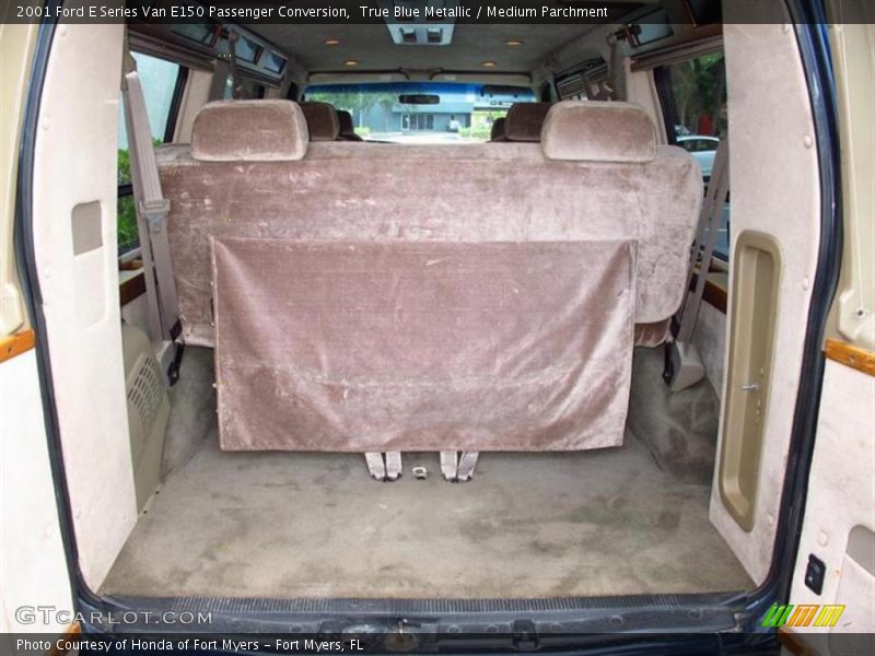 True Blue Metallic / Medium Parchment 2001 Ford E Series Van E150 Passenger Conversion
