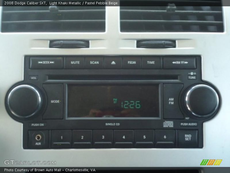 Light Khaki Metallic / Pastel Pebble Beige 2008 Dodge Caliber SXT