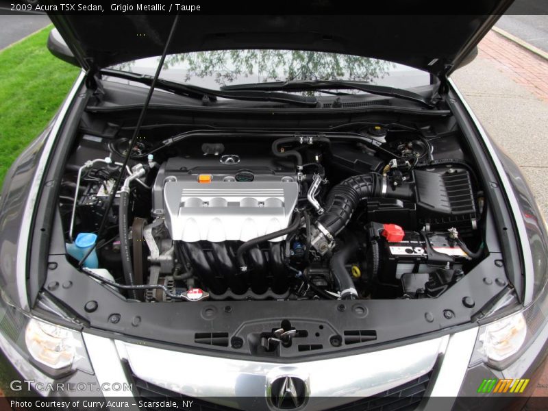 Grigio Metallic / Taupe 2009 Acura TSX Sedan