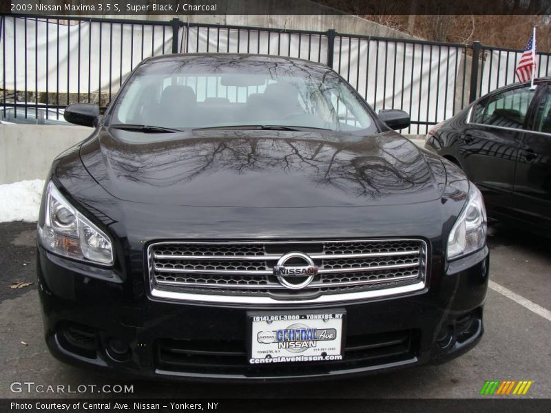Super Black / Charcoal 2009 Nissan Maxima 3.5 S
