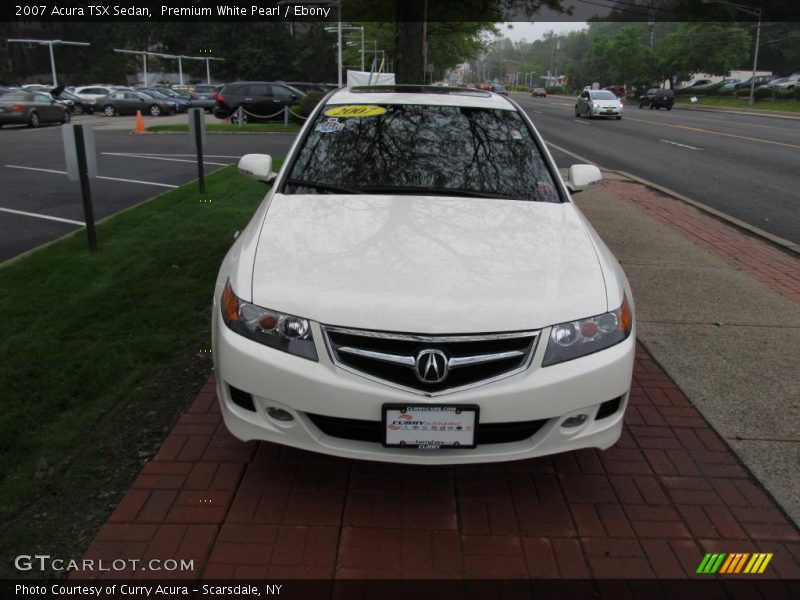 Premium White Pearl / Ebony 2007 Acura TSX Sedan